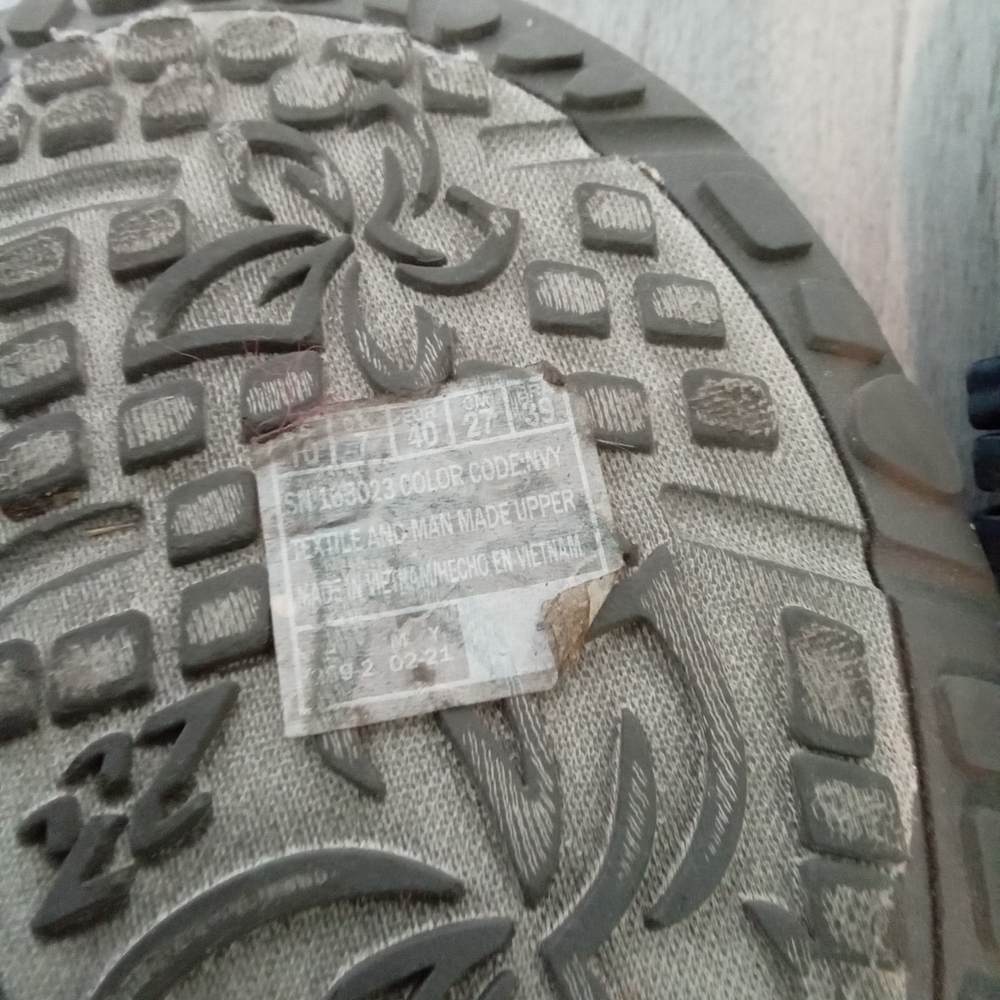 Sketchers  Navy Sandals Size 10 - Picture 8 of 10